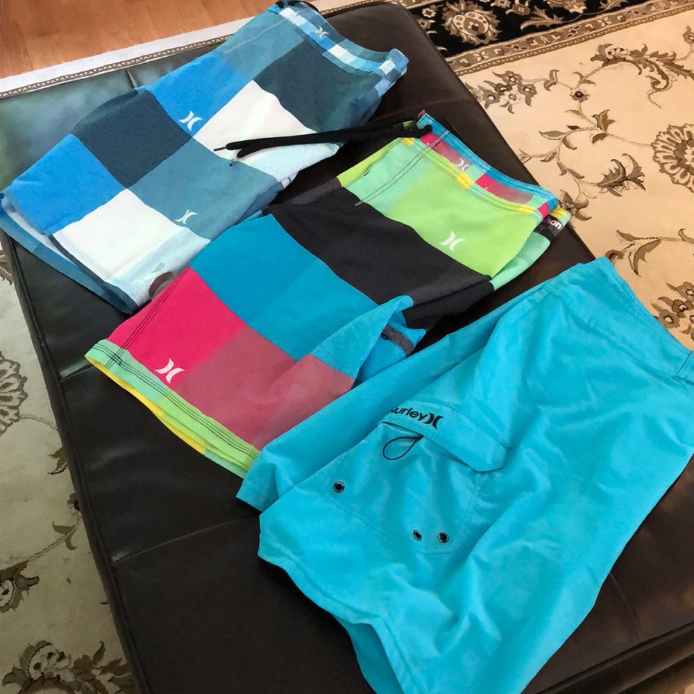 Lot of Men’s Hurley size 36 board shorts